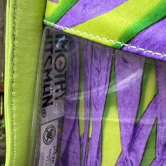 Timothy Hitsman lime green plastic front shoulder bag - Picture 4 of 7